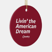 Livinアメリカン・ドリーム セラミックオーナメント (右)