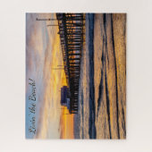 Livin'ザビーチ- Balboa Pier, Newportビーチ ジグソーパズル (縦)