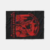 Livin Hot And Menopause  フリースブランケット (正面(横))