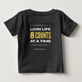 "Livin' Life 8 Counts at a Time" BABY T-Shirt ベビーTシャツ