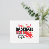 Livin That Baseball Mom Life ポストカード (スタンド正面)