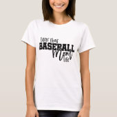 Livin That Baseball Mom Life Tシャツ (正面)