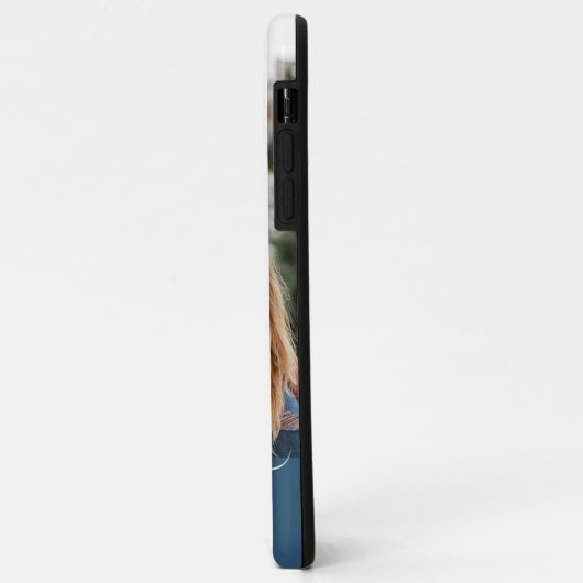 Livin the Bestiesライフ引用文ブルーフレンズ写真 Case-Mate iPhoneケース (裏面/左)