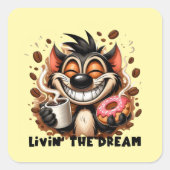 Livin the Dream スクエアシール (正面)
