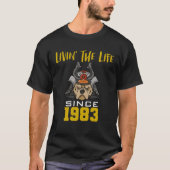 Livin the life since 1983 tシャツ (正面)