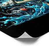 Livin' The Reel Life Crape Fishing Lovers Fisherma ポスター (角)