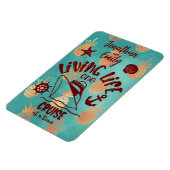 Living パーソナライズされた Life One Cruise at a time Door マグネット (左側)