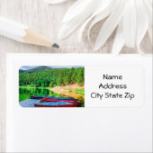 「LIVING AT THE LAKE」ラベル ラベル (インサイチュ)