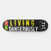 LIVING DANGERLY SKATEBOARD JMT USAスケートボード スケートボード (横)