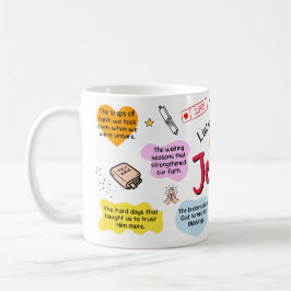 Living Each Day with Jesus Mug コーヒーマグカップ