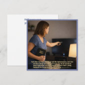 Living faithfully is enough (正面/裏面)