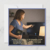 Living faithfully is enough (正面)