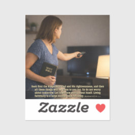 Living faithfully is enough シール