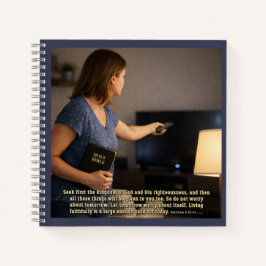 Living faithfully is enough ノートブック