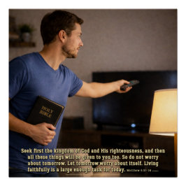 Living faithfully is enough ポスター