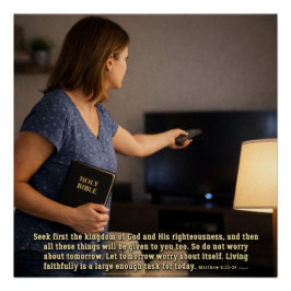 Living faithfully is enough ポスター