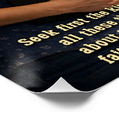 Living faithfully is enough ポスター (コーナー)