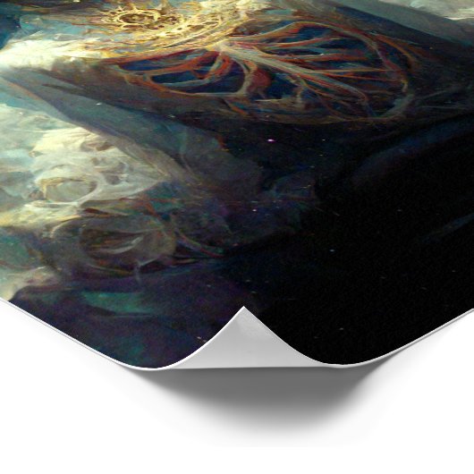 Living Husk DarkファンタジーSci-Fiアートポスター ポスター (角)