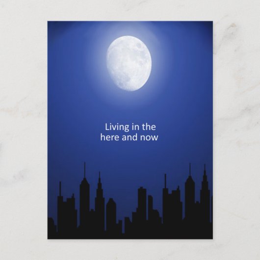 Living in the Here and Now ポストカード (正面)