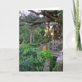 Living in the Trees 空白の Greeting Card カード