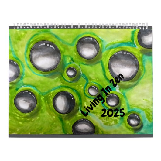 Living In Zen 2025 Calendar カレンダー (カバー)