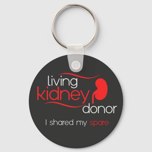 Living Kidney Donor I Shared Spare Kidney Donation キーホルダー (正面)