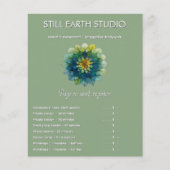 Living Leaves | Mandala チラシ (正面)