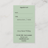 Living Leaves | Mandala 予約カード (裏面)