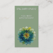 Living Leaves | Mandala 予約カード (正面)