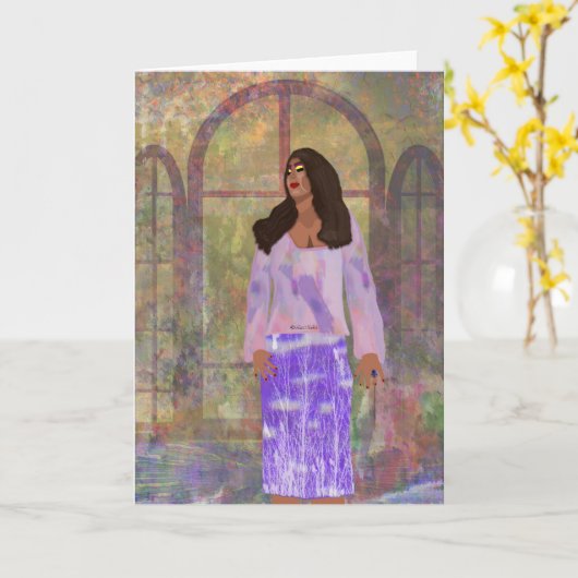 Living LeeMarie's creative Design カード (黄色い花)