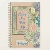 「Living My 最高の Life」フローラ恵み プランナー手帳 (正面)