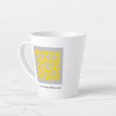 Living On ThEdge, LLC Logo Latte Mug カフェラテマグ (左アングル)