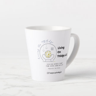 Living On ThEdge, LLC Logo Latte Mug カフェラテマグ