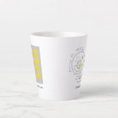 Living On ThEdge, LLC Logo Latte Mug カフェラテマグ (正面)