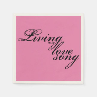 Living Our Love Song スタンダードカクテルナプキン