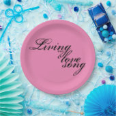 Living Our Love Song ペーパープレート (パーティー)