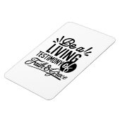 Living Testimony Bible Quote Christian Motivation マグネット (左側)