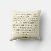 Living That Gramona Life Photo Collageメッセージ クッション (裏面)
