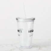 Living the Dream HR Office Gift アクリルタンブラー (左)