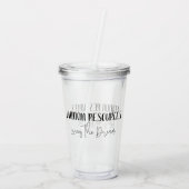 Living the Dream HR Office Gift アクリルタンブラー (裏面)