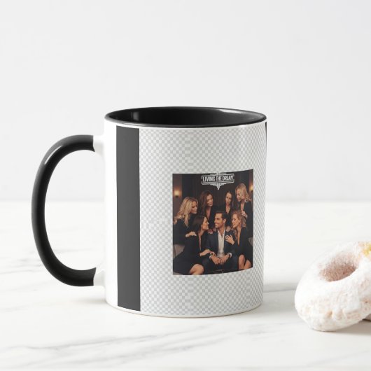 Living the Dream Mug マグカップ (ドーナツ)