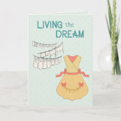 Living  the Dream – Retro Housework Humor カード (正面)