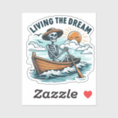 Living The Dream - Skeleton (2) シール (シート)