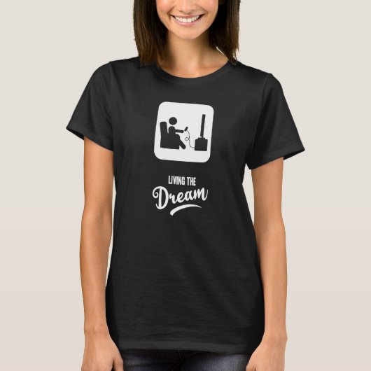 Living The Dream Video Computer Game Console Tシャツ (正面)