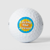 Living the dream Wilson golf ball gift set ゴルフボール (正面)
