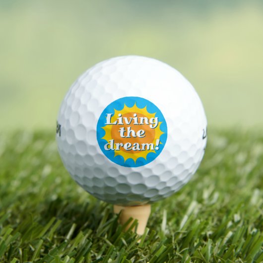 Living the dream Wilson golf ball gift set ゴルフボール (インサイチュ 木)