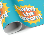 Living the dream wrapping paper for retired one ラッピングペーパー (ロールコーナー)