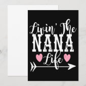 Living The Nana Life - Livin' Gildan Women's Grand (正面/裏面)