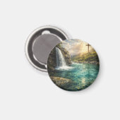 Living Water Christian Wall Art  マグネット (正面/裏面)