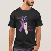 Living With Lupus Lupus Awareness Tシャツ (正面)
